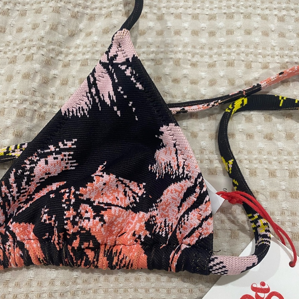 Solid And Striped Bikini Set Size S - image 6